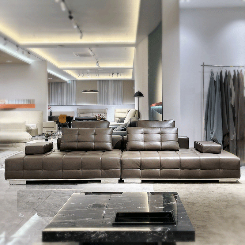 Luxurious Brown Leather Sofa Collection | Custom,Luxurious Brown Leather Sofa Collection | Custom