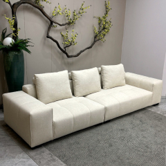 Contemporary Cream Fabric Sofa,Contemporary Cream Fabric Sofa - Customizable Luxury Sofa for Modern Homes