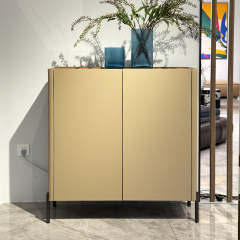 Modern Beige Leather Shoe Storage Cabinet,Modern Beige Leather Shoe Storage Cabinet