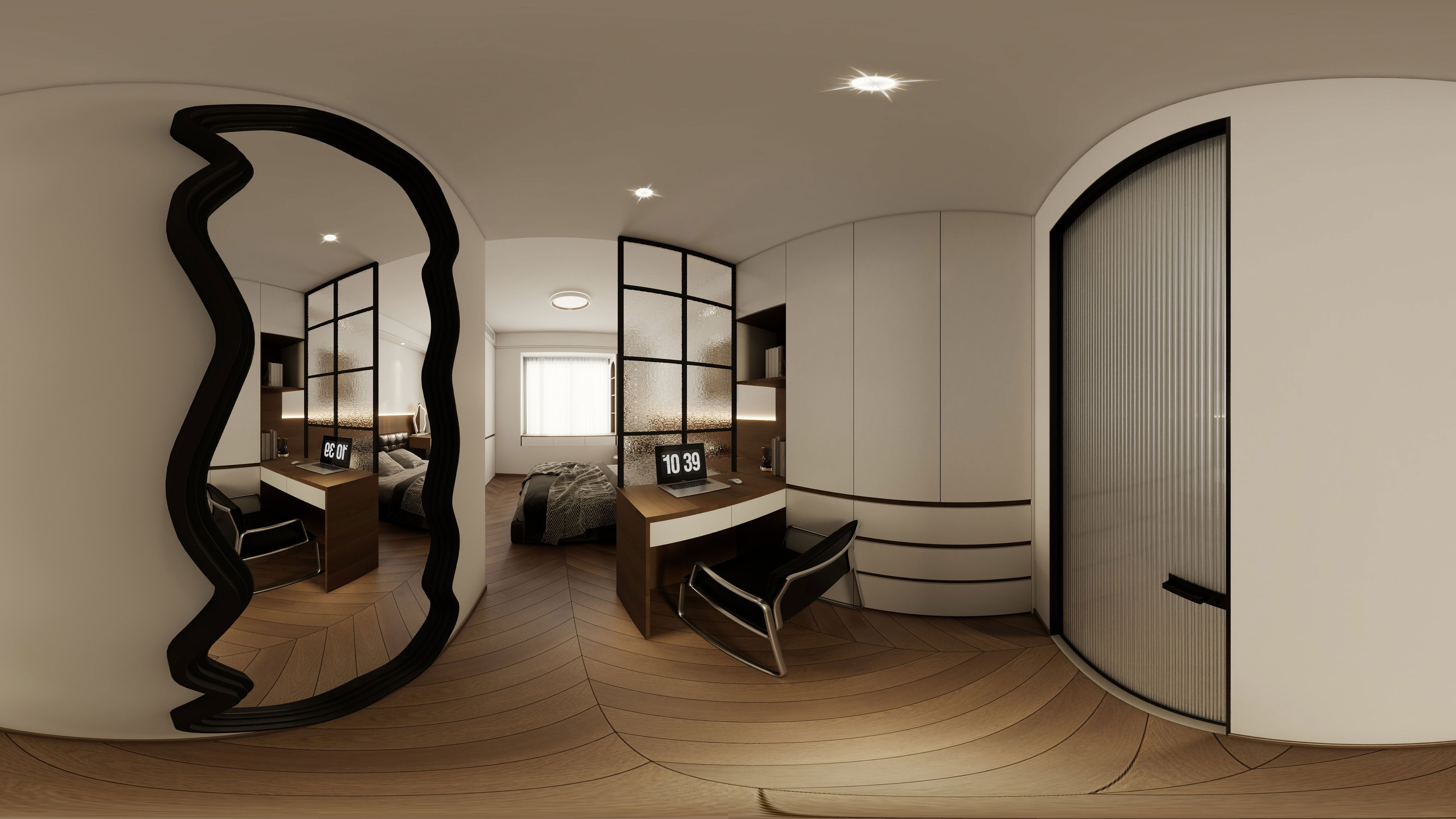 Elegant Italian Minimalist Walk-in Closet Design,Elegant Italian Minimalist Walk-in Closet Design