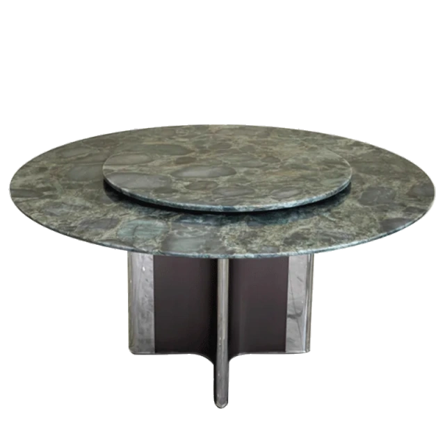 Marble Top Round Dining Table with Steel Stand,Marble Top Round Dining Table with Steel Stand | Sculptural Luxury for Timeless Gatherings