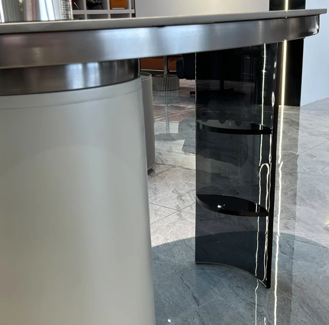 Luxury Granite Tea Table Set with Modern Stools,Luxury Granite Tea Table Set with Modern Stools | Sensory Elegance for Discerning Living Spaces