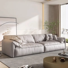 Cozy Dark Grey Fabric Sofa with Plush Cushions,Cozy Dark Grey Fabric Sofa with Plush Cushions