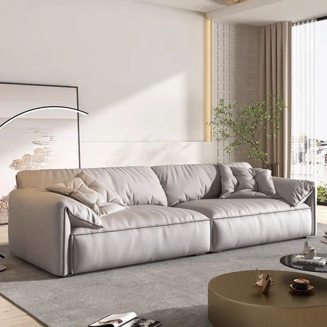 Cozy Dark Grey Fabric Sofa with Plush Cushions,Cozy Dark Grey Fabric Sofa with Plush Cushions