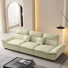 Contemporary Cream Sectional Sofa with Plush Cushions,Contemporary Cream Sectional Sofa with Plush Cushions