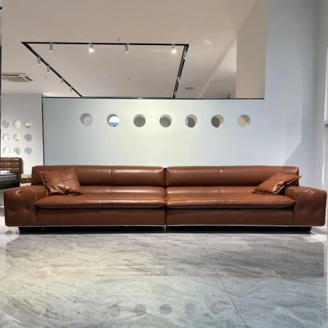 Vintage Caramel Brown Leather Sofa with Button Tufting,Vintage Caramel Brown Leather Sofa with Button Tufting