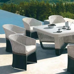 Luxury Outdoor Patio Furniture Set with Wicker Chairs and Table,Luxury Outdoor Patio Furniture Set with Wicker Chairs and Table