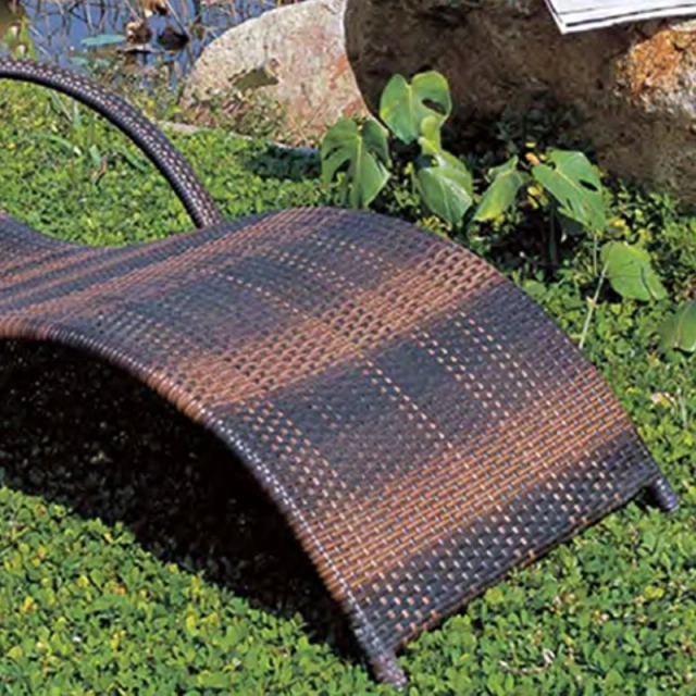 Ergonomic Rattan Sun Lounger with Adjustable Backrest for Outdoor Relaxation,Ergonomic Rattan Sun Lounger with Adjustable Backrest for Outdoor Relaxation