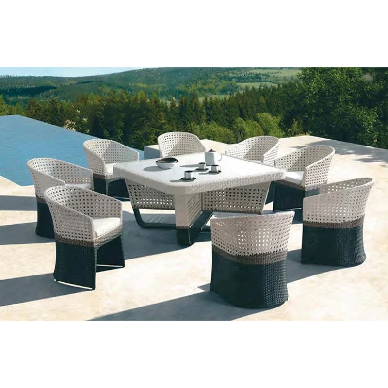 Luxury Outdoor Patio Furniture Set with Wicker Chairs and Table,Luxury Outdoor Patio Furniture Set with Wicker Chairs and Table