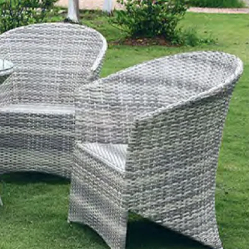Stylish Gray Wicker Outdoor Table and Chair Set with Glass Top and Pop of Color Cushions for Backyard,Stylish Gray Wicker Outdoor Table and Chair Set with Glass Top and Pop of Color Cushions for Backyard
