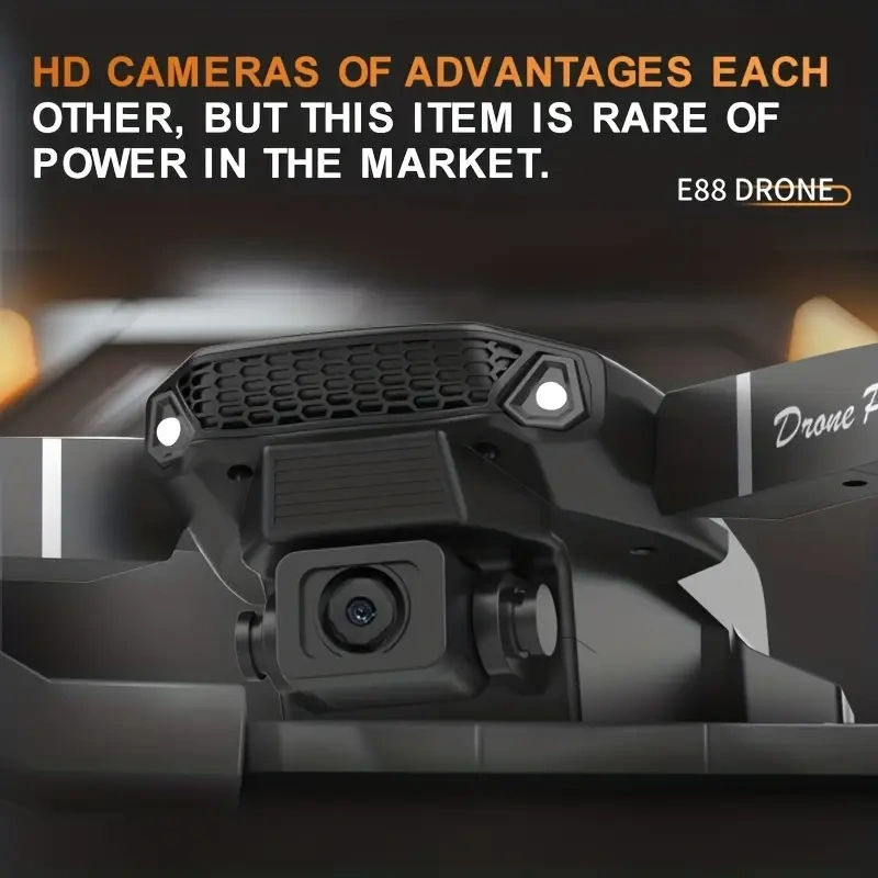E88 Dual-camera Drone, Entry-level Remote-controlled Drone, Four-axis Foldable