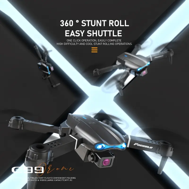 E99 Dual-camera Drone, Entry-level Remote-controlled Drone, Four-axis Foldable