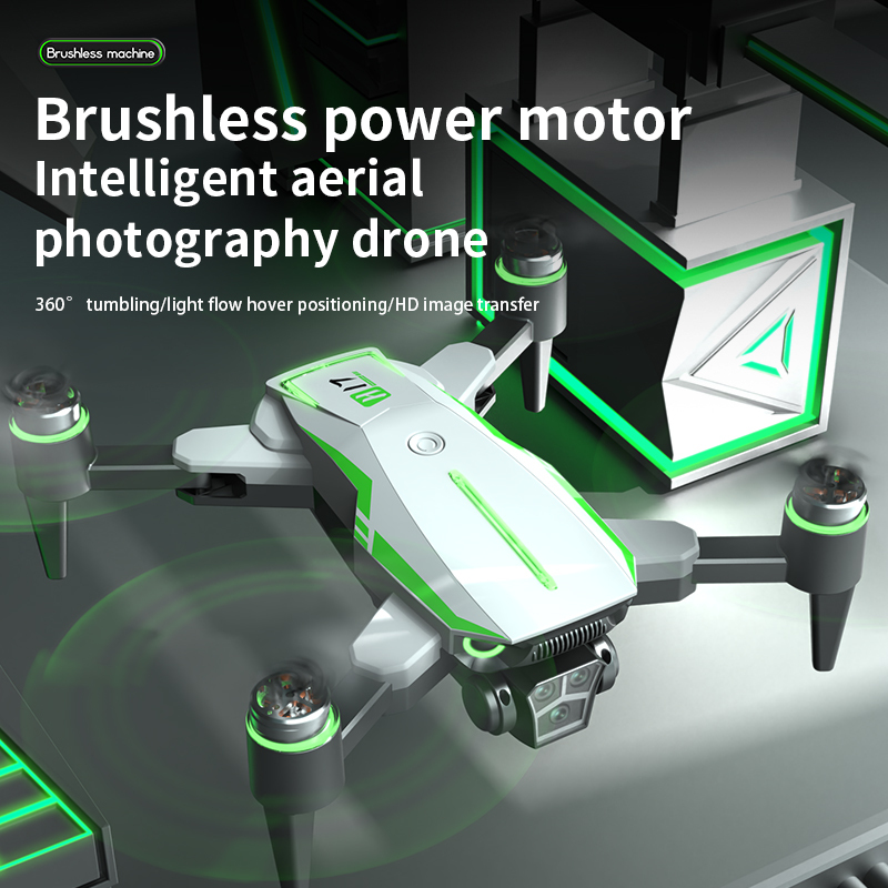 H17 Remote Control Drone, Dual Cameras, Brushless Motor, Foldable Four-axis