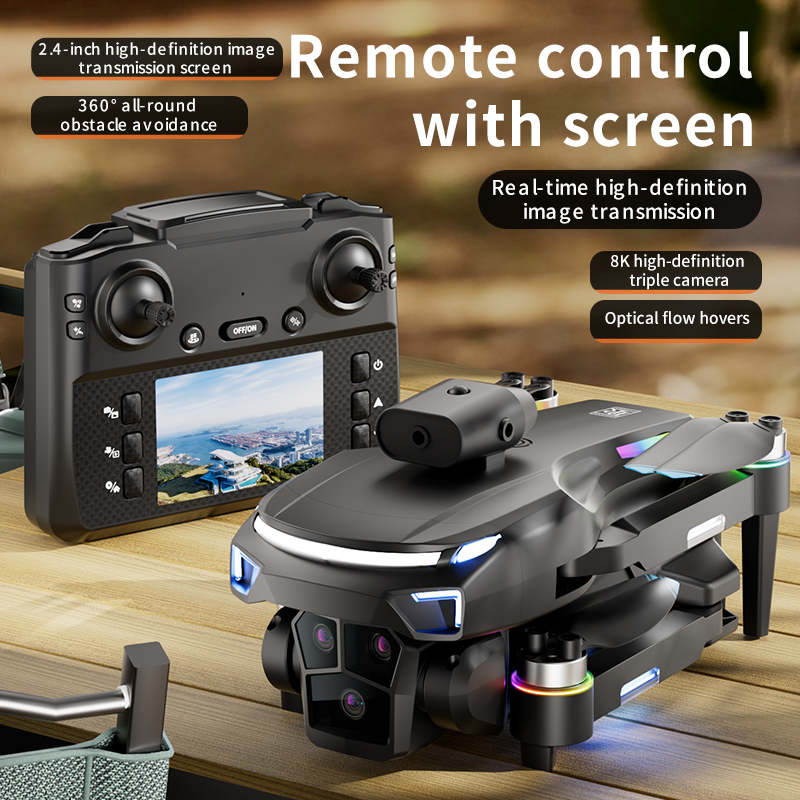 H20Remote Control Drone, Dual Cameras, Brushless Motor, Foldable Four-axis