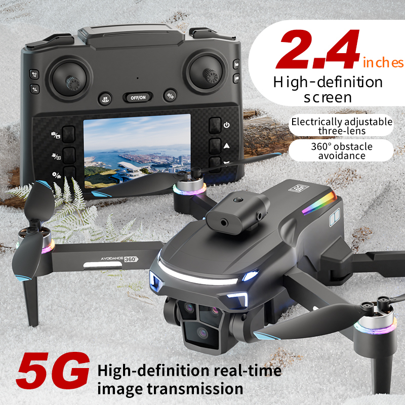 H20Remote Control Drone, Dual Cameras, Brushless Motor, Foldable Four-axis
