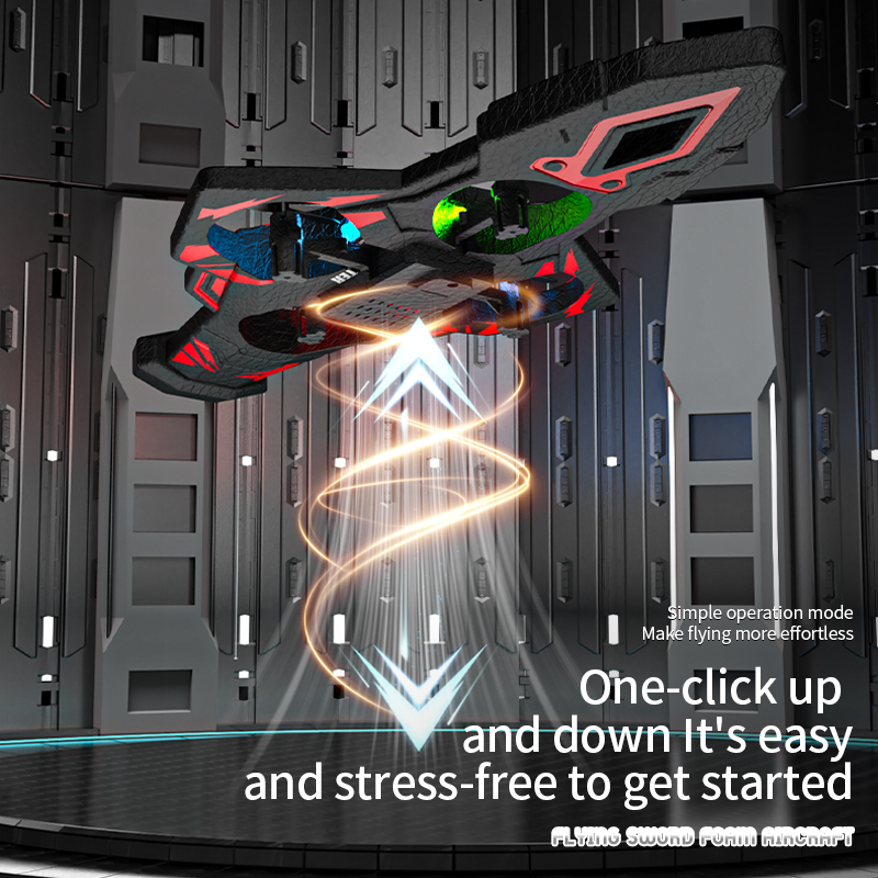 H24 remote control foam airplane, LED light, lithium battery long life