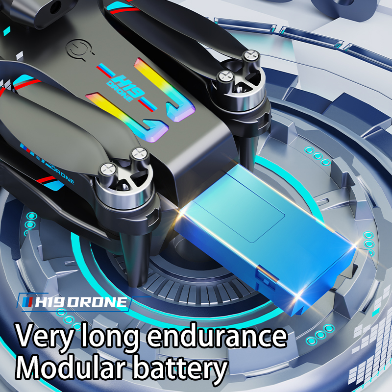 H19Remote Control Drone, Dual Cameras, Brushless Motor, Foldable Four-axis