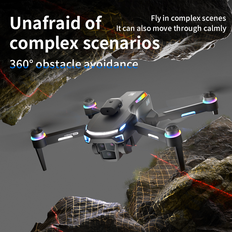 H20Remote Control Drone, Dual Cameras, Brushless Motor, Foldable Four-axis