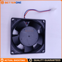 ebm-papst 8314H DC Axial Cooling Fan, 80×80×32mm 24 VDC (12–28 V) 5000 RPM 80 m³/h (47.1 CFM) 6 W Ball Bearing 2-Wire Leads