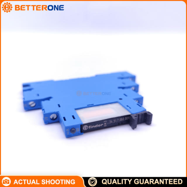 Finder 38.51.0.240.0060 Interface Relay Module SPDT (1CO) 6 A 220 VDC Coil DIN-Rail Mount Screw Terminals