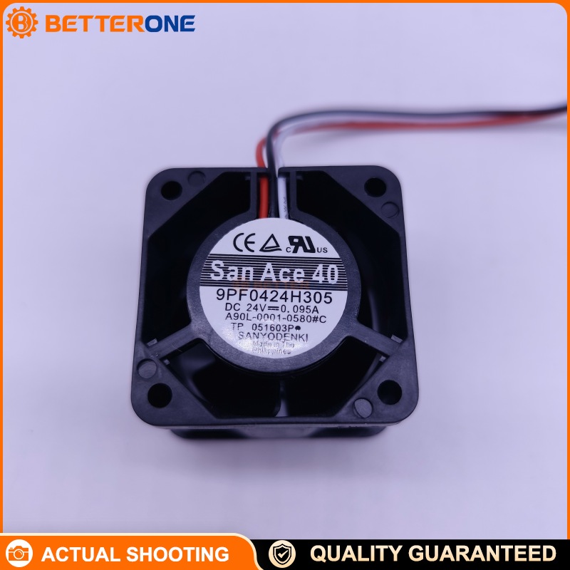 San Ace 9PF0424H305 SanAce40 DC Cooling Fan 24 VDC 0.095 A 40×40×28 mm 3-Wire (FANUC A90L-0001-0580#C Compatible)