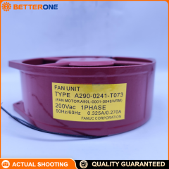 FANUC A290-0241-T073 (A90L-0001-0049VRM) AC Cooling Fan, 200 VAC, 43/40 W, 0.325/0.270 A, 50/60 Hz, 172×150×55 mm, 2-Wire