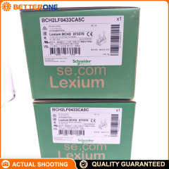 Schneider Electric BCH2LF0433CA5C BCH Servo Motor for Lexium 28, 80mm Flange, 400W, 220V, 5000 RPM, 0.67 kg·cm², Keyed Shaft, Oil Seal, Leads Connection