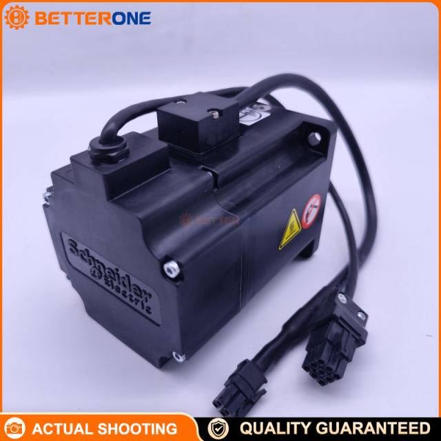 Schneider Electric BCH2LF0433CA5C BCH Servo Motor for Lexium 28, 80mm Flange, 400W, 220V, 5000 RPM, 0.67 kg·cm², Keyed Shaft, Oil Seal, Leads Connection