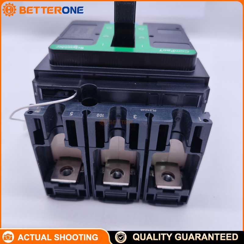 Schneider Electric ComPacT NSX100R C10R36M050 MCCB, 3P (3D) Fixed, 50A MicroLogic 6.2 E-M (LSIG), 200kA @ 415VAC, 690VAC