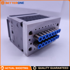 Festo CPV10-VI10P-10-8A-D1-RY-8C-GEM Valve Terminal (CPV10-VI), Type 10, 8-Station Manifold, 24 VDC, IP65, 400 L/min, -0.9…10 bar