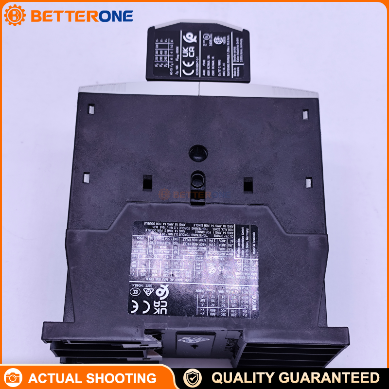 Eaton Moeller DILM50-22 Contactor, 3-Pole, AC-3 50A @ 400V (22 kW), 2NO + 2NC Aux, 230 VAC Coil, Screw Terminals