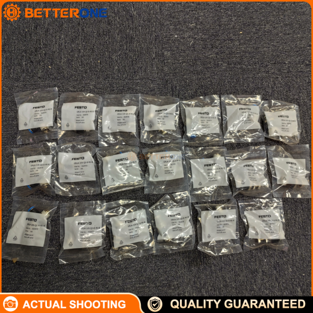 Festo GRLA-3/8-QS-8-RS-B One-Way Flow Control Valve (Exhaust Air Throttle Check), QS-8 to G3/8, 0.2–10 bar, 650 l/min