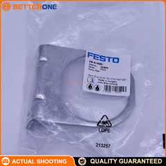 Festo HR-D-MIDI Mounting Bracket (162804), Wall Mount for D-Series Service Units, Galvanized Steel, CRC 2, PWIS Conformity
