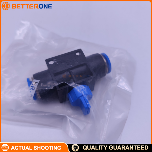 Festo HE-3-QS-10 (153477) Manual Shut-Off Valve, 3/2 Bistable with Exhaust Function, QS-10 × QS-10, 752 L/min, -0.95 to 10 bar
