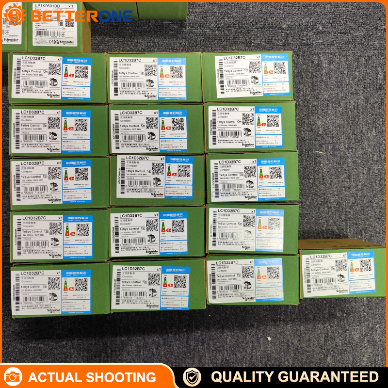 Schneider Electric TeSys Deca LC1D32B7C IEC Contactor, 3-Pole, AC-3 32A, 15 kW @ 400V, 24 VAC 50/60Hz Coil, 1NO+1NC Aux, 690V