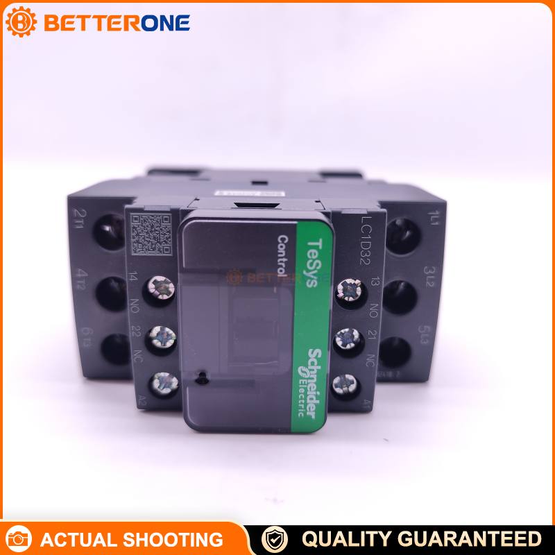 Schneider Electric TeSys Deca LC1D32B7C IEC Contactor, 3-Pole, AC-3 32A, 15 kW @ 400V, 24 VAC 50/60Hz Coil, 1NO+1NC Aux, 690V