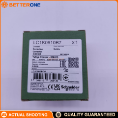 Schneider Electric TeSys K LC1K0610B7 IEC Contactor, 3-Pole (3NO), AC-3 6A ≤440V, 2.2kW @ 400V, 24 VAC 50/60Hz Coil, 1NO Aux, 690VAC