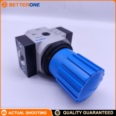 Festo LR-1/2-D-MIDI Pressure Regulator (159581), G1/2, 0–16 bar, 0.5–12 bar Regulating Range, 3500 L/min (DIN 1343), With Pressure Gauge