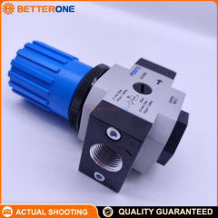 Festo LR-1/2-D-MIDI Pressure Regulator (159581), G1/2, 0–16 bar, 0.5–12 bar Regulating Range, 3500 L/min (DIN 1343), With Pressure Gauge