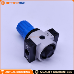 Festo LR-1/4-D-MINI Pressure Regulator (159625), G1/4, 1–16 bar, 0.5–12 bar Regulating Range, 1500 L/min (DIN 1343), With Pressure Gauge