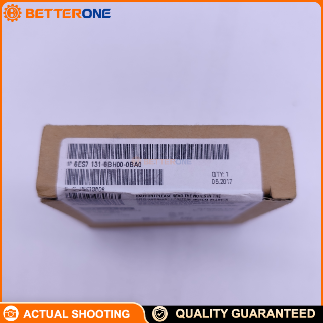 Siemens SIMATIC ET 200SP 6ES7131-6BH00-0BA0 Digital Input Module, DI 16×24 VDC Standard (ST), Fits BU Type A0, Color Code CC00, Module Diagnostics, 0.05–20 ms Input Delay, 15 mm Width