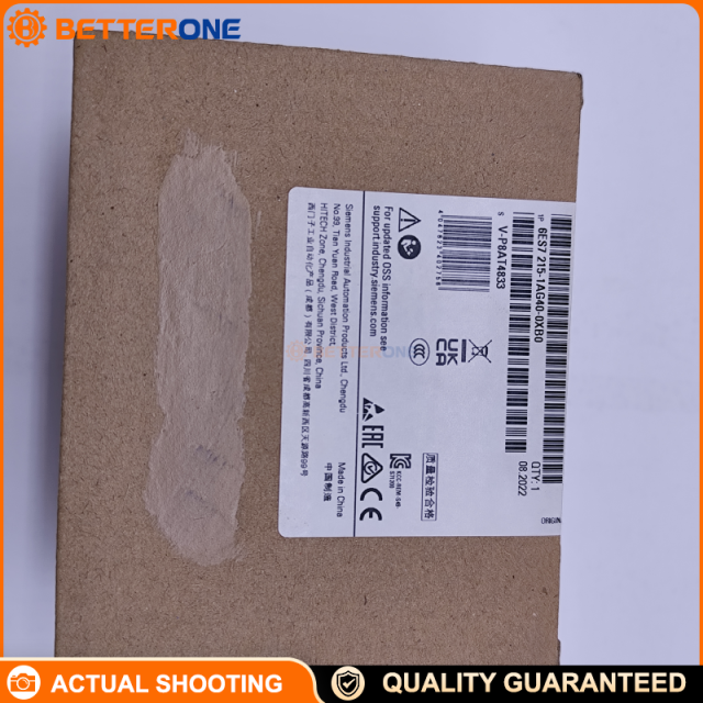 Siemens SIMATIC S7-1200 6ES7215-1AG40-0XB0 CPU 1215C DC/DC/DC, 2×PROFINET, 14 DI 24VDC, 10 DO 24VDC (0.5A), 2 AI 0–10V, 2 AO 0–20mA, 24VDC Supply (20.4–28.8V), 200KB Memory