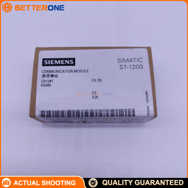 Siemens SIMATIC S7-1200 6ES7241-1CH30-1XB0 Communication Board CB 1241 RS485, 2-Wire Half-Duplex, Freeport/ASCII/Modbus RTU, Terminal Block, 1000 m Cable, IP20