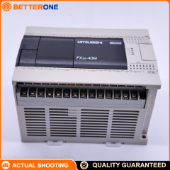 Mitsubishi MELSEC-F FX3G-40MT/ES PLC CPU Base Unit, 40 I/O (24DI + 16DO Transistor SINK), AC100–240V, 32K Steps EEPROM, USB, RS-422, 37W, IP10