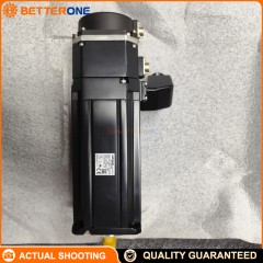 Mitsubishi Electric MELSERVO-J4 HG-JR2034B AC Servo Motor, 2 kW, 400V Class, 3000 rpm Rated (6000 rpm Max), 6.4 N·m Rated Torque (19.1 N·m Max), IP67, 22-Bit Encoder, With Brake, Straight Shaft