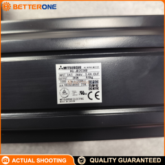 Mitsubishi Electric MELSERVO-J4 HG-JR2034B AC Servo Motor, 2 kW, 400V Class, 3000 rpm Rated (6000 rpm Max), 6.4 N·m Rated Torque (19.1 N·m Max), IP67, 22-Bit Encoder, With Brake, Straight Shaft