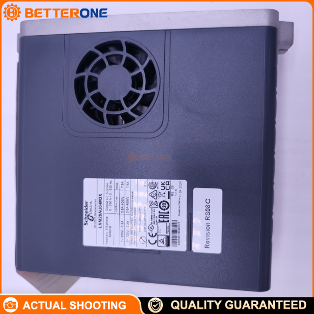 Schneider Electric Lexium 28 LXM28AU04M3X Motion Servo Drive, 0.4 kW (400 W), 200…230 V Single/Three Phase, 2.6 A Continuous, 7.8 A Peak (3s), CANopen/CANmotion, STO SIL2, IP20