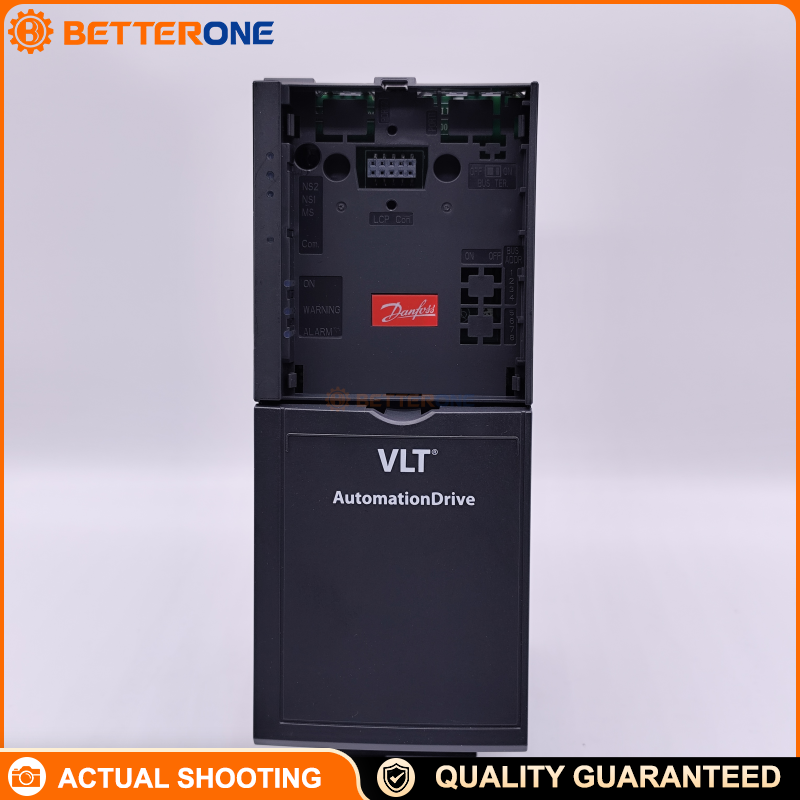 Danfoss VLT® AutomationDrive FC 360 FC-360H1K1T4E20H2BXCDXXSXXXXAXBX VFD, 1.1 kW (1.5 HP), 3×380–480 VAC, IP20 (Chassis), Built-in Brake Chopper, Coated PCB (3C3), Load Sharing, No LCP