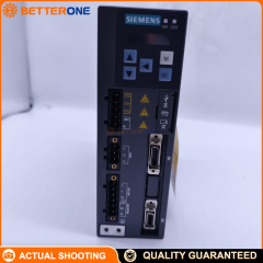 Siemens SINAMICS V90 6SL3210-5FB10-4UF1 Servo Drive with PROFINET, 0.4 kW, 200–240 VAC 1/3-Phase, 2.6 A Rated (7.8 A Max), 45–66 Hz, IP20, 55×170×170 mm