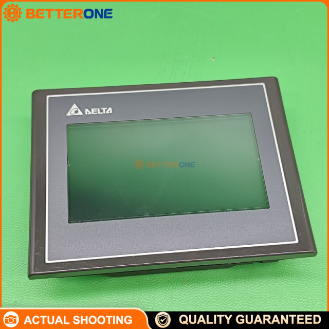 Delta DOP-103WQ 4.3" HMI Touch Panel with Ethernet, 480×272 TFT LCD, 10/100Mbps LAN, RS-232/RS-485 + RS-422/RS-485, USB Host/Slave, 24VDC (±15%), IP65/NEMA4 Front, 137×103×37.1mm